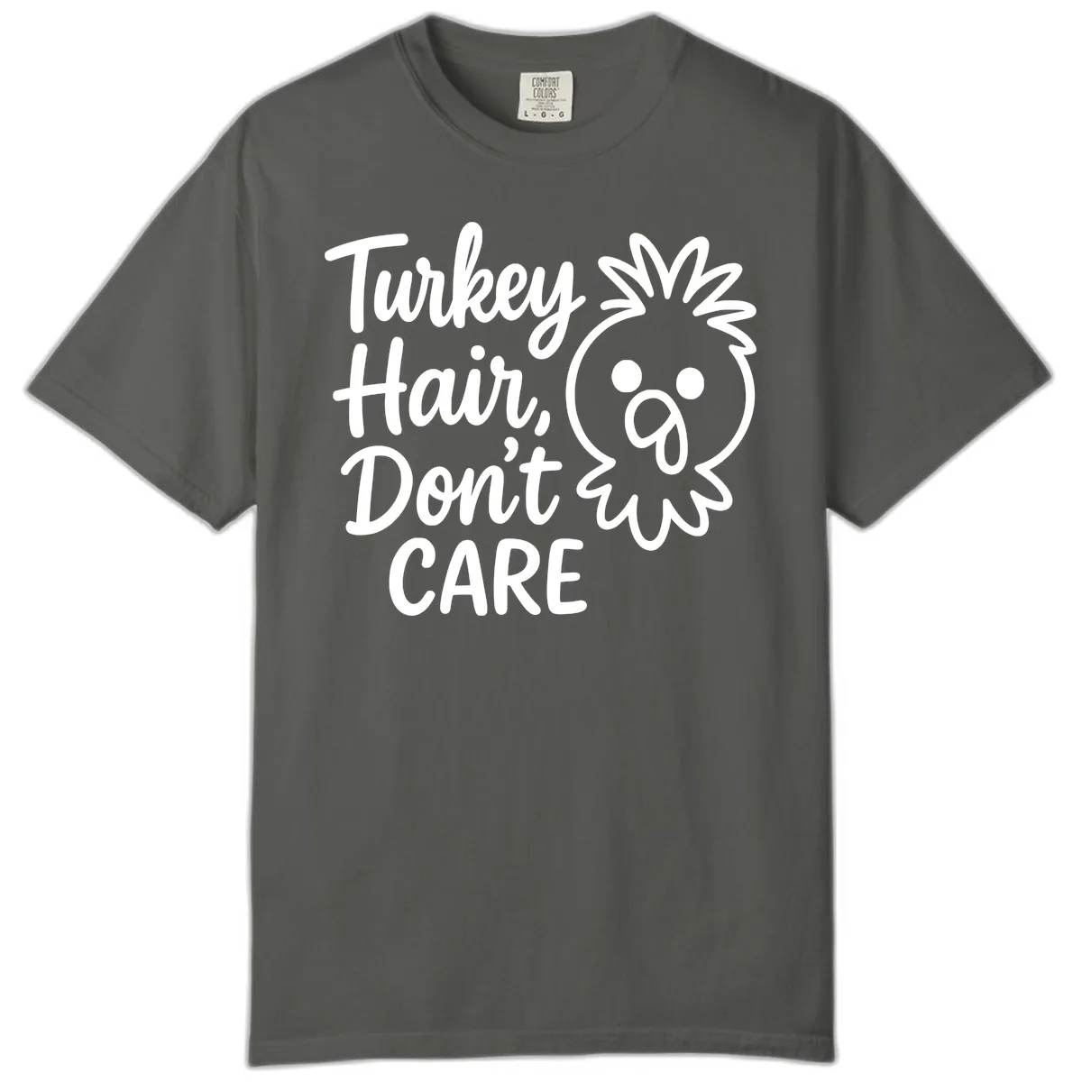 Turkey Hair Don't Care Comfort Color in Pepper