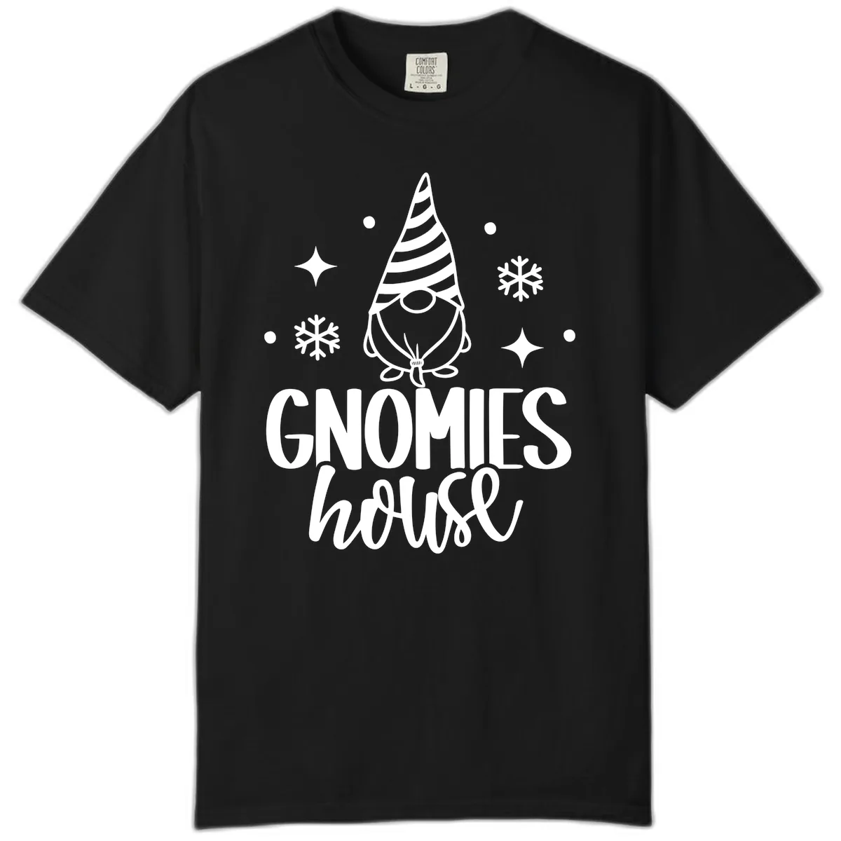 Gnomes House Holiday Design Comfort Color in Black