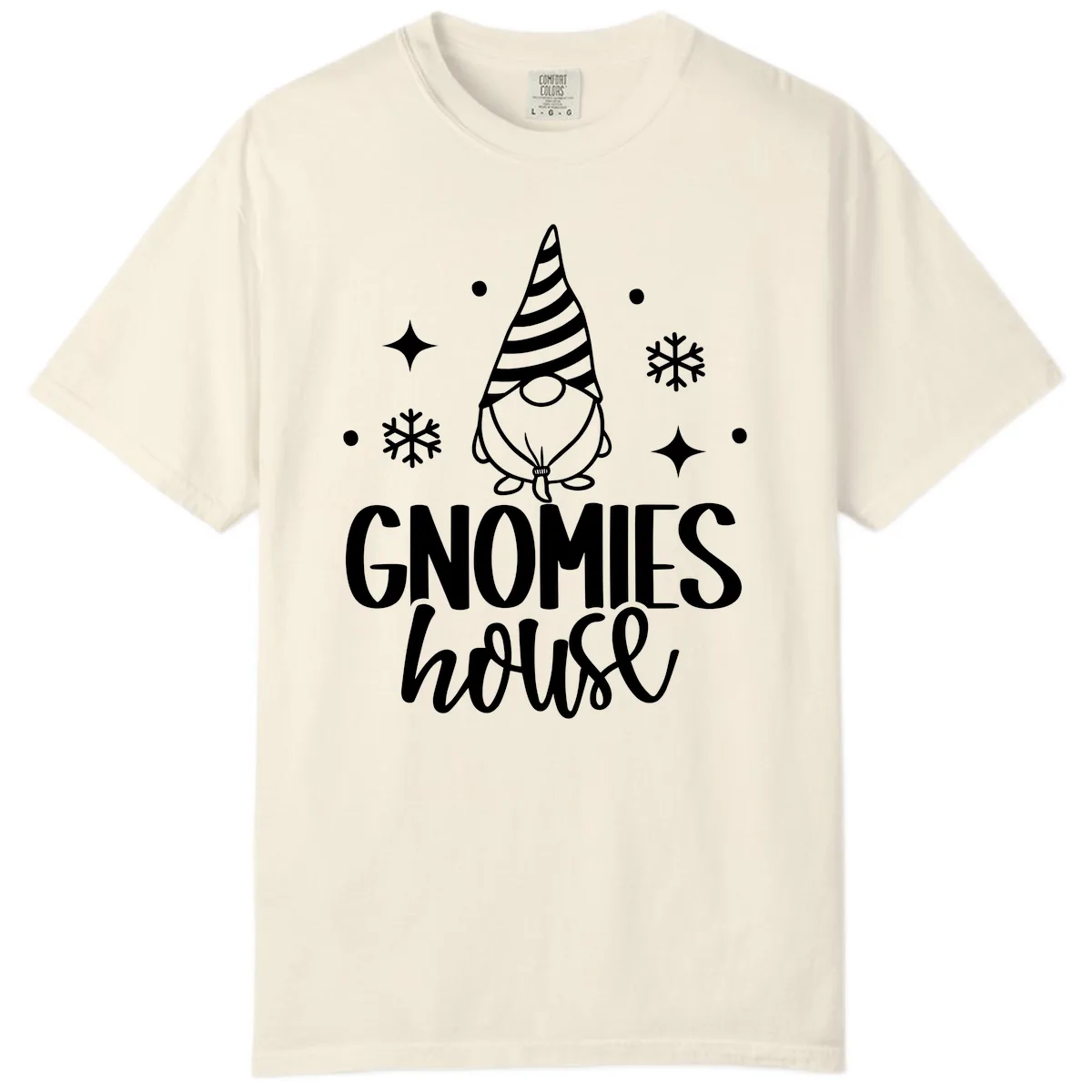 Gnomes House Holiday Design Comfort Color in Ivory
