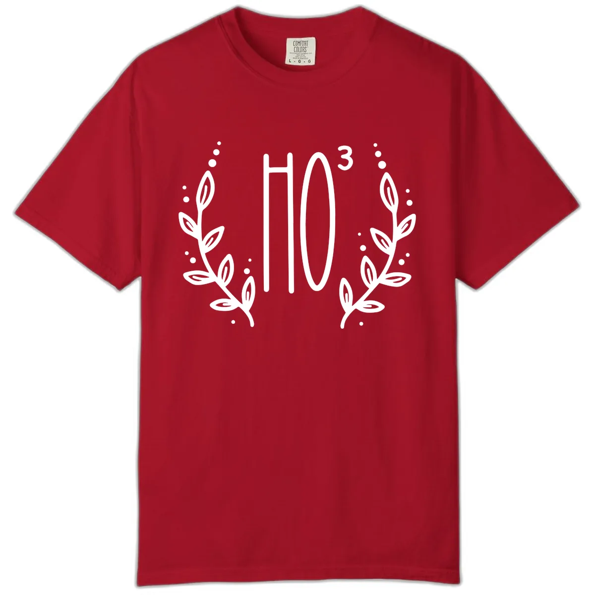 The Holiday Tee Logo Comfort Color in Red