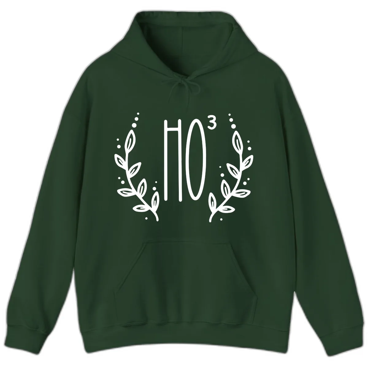 The Holiday Tee Logo Hoodie in Forest Green