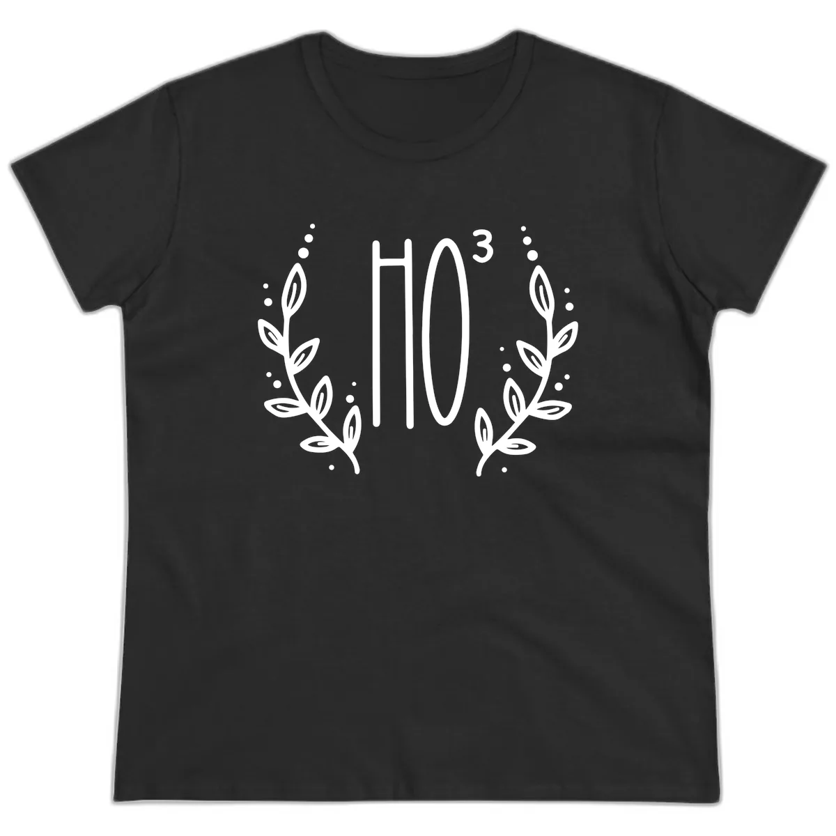 The Holiday Tee Logo Ladies Tee in Black