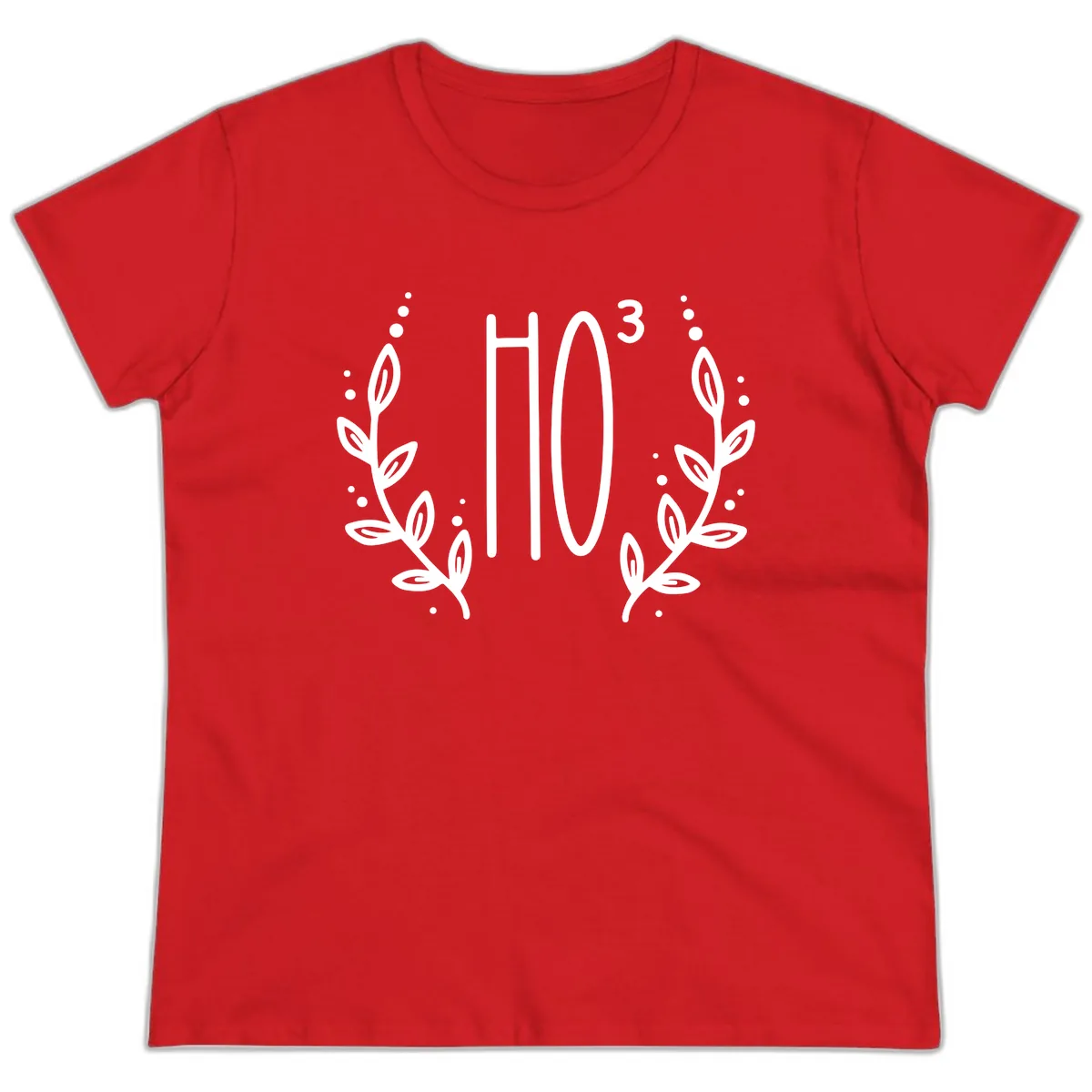 The Holiday Tee Logo Ladies Tee in Red