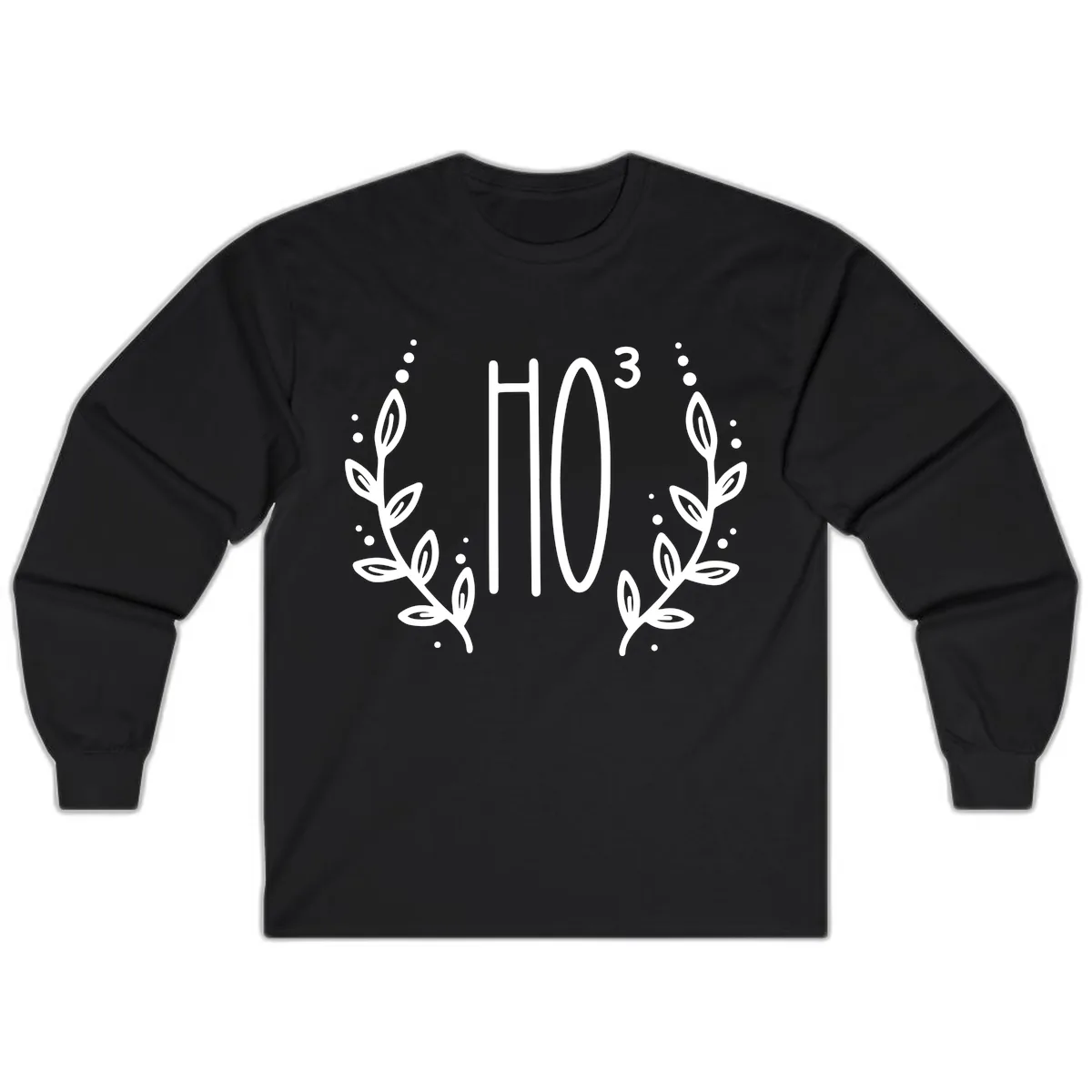 The Holiday Tee Logo Long Sleeve in Black