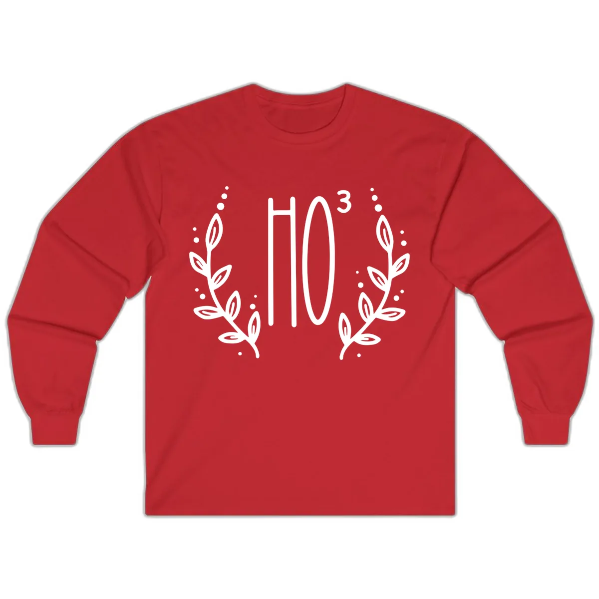The Holiday Tee Logo Long Sleeve in Red