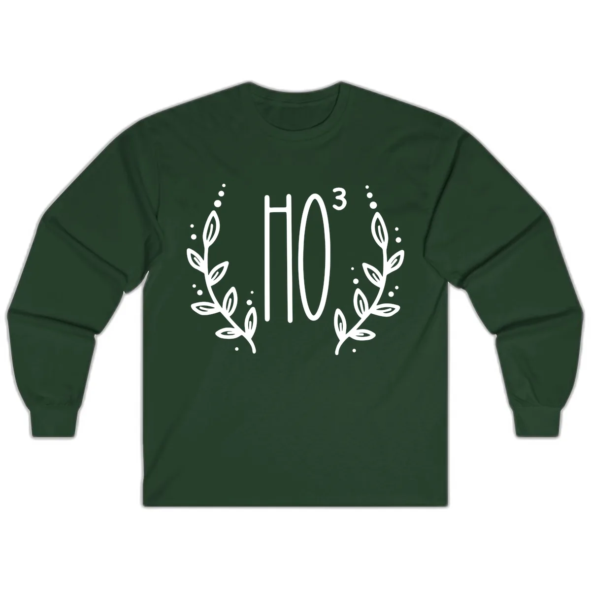 The Holiday Tee Logo Long Sleeve in Forest Green
