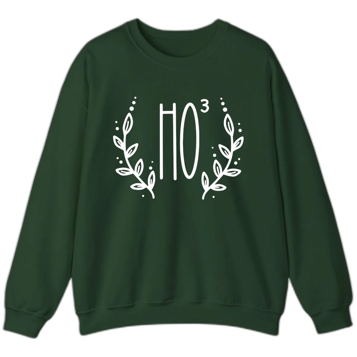 The Holiday Tee Logo Sweatshirt in Forest Green