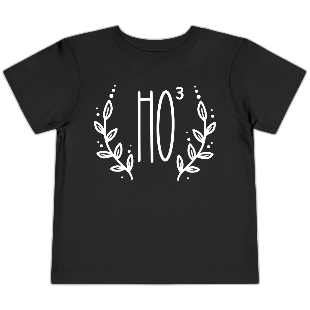 The Holiday Tee Logo Toddler T-Shirt in Black