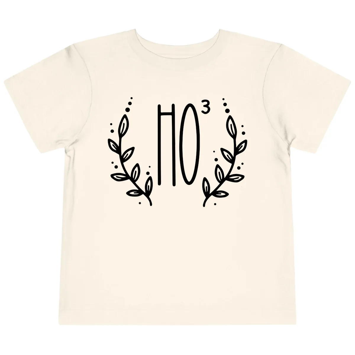 The Holiday Tee Logo Toddler T-Shirt in Natural