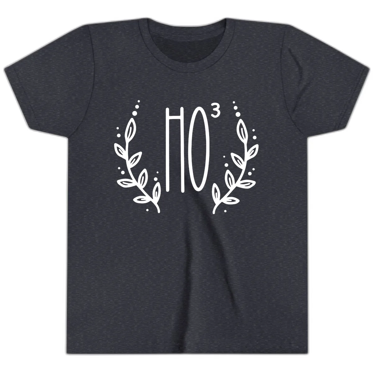 The Holiday Tee Logo Youth T-Shirt in Heather Navy