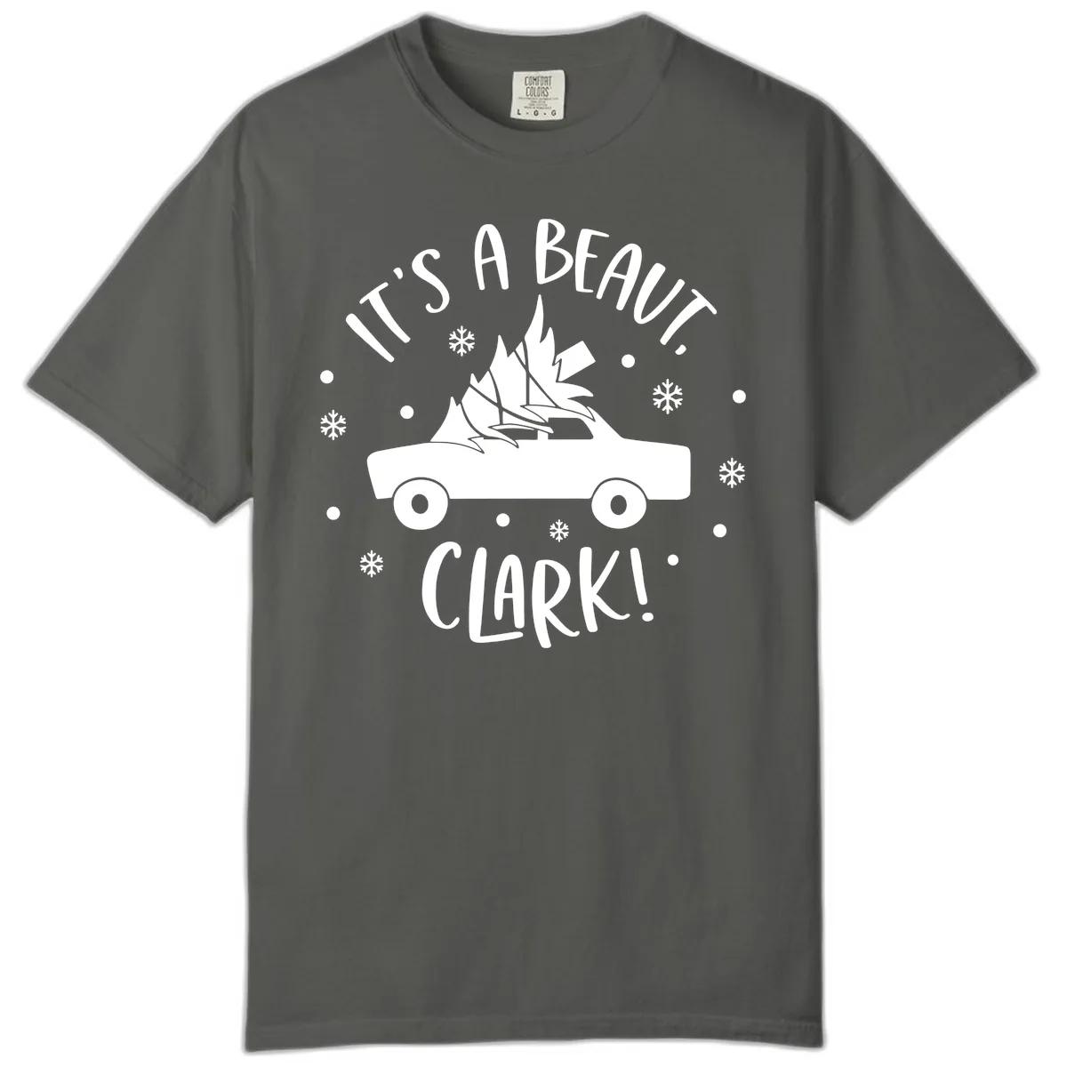 Its A Beaut Clark Christmas Vacation Comfort Color in Pepper