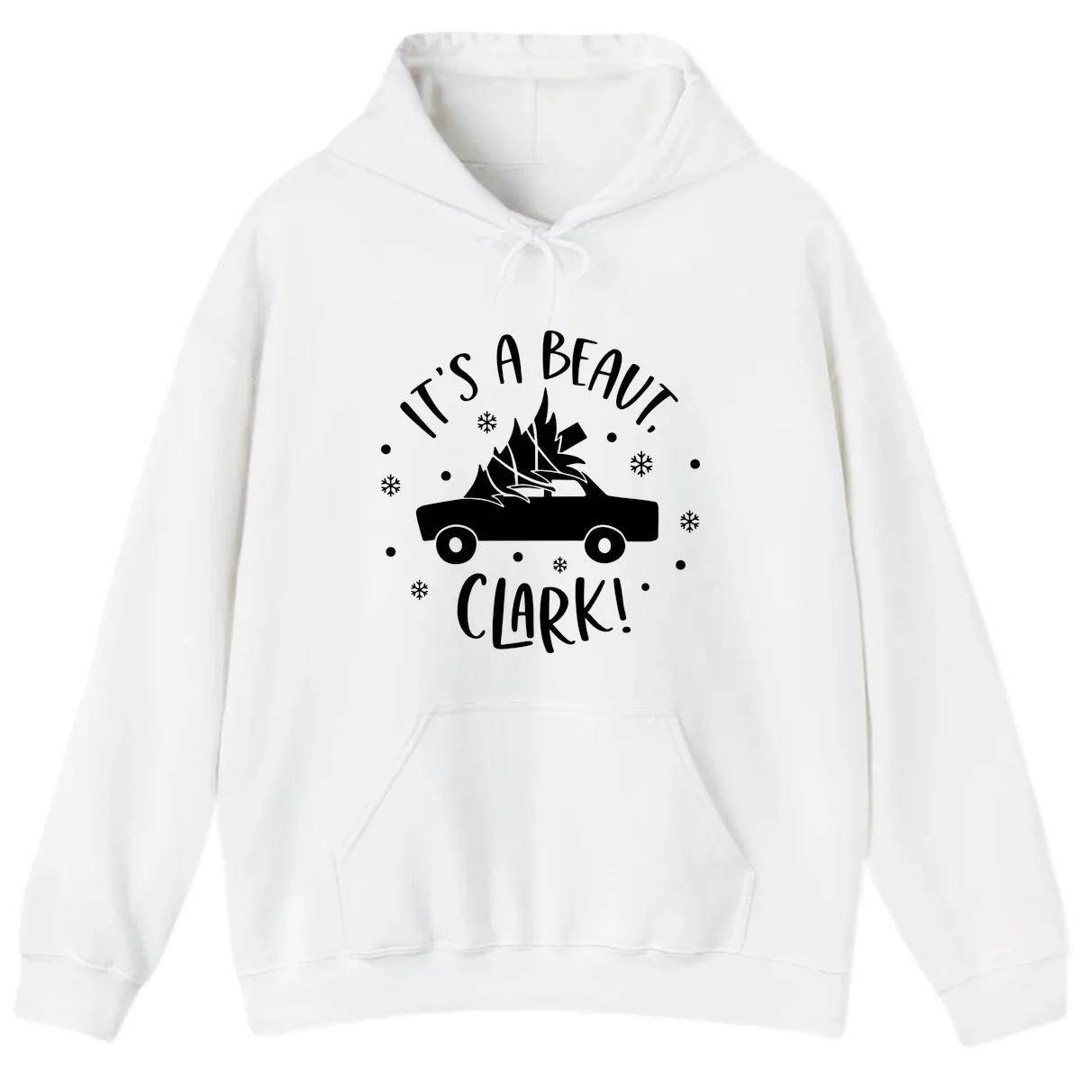 Its A Beaut Clark Christmas Vacation Hoodie in White