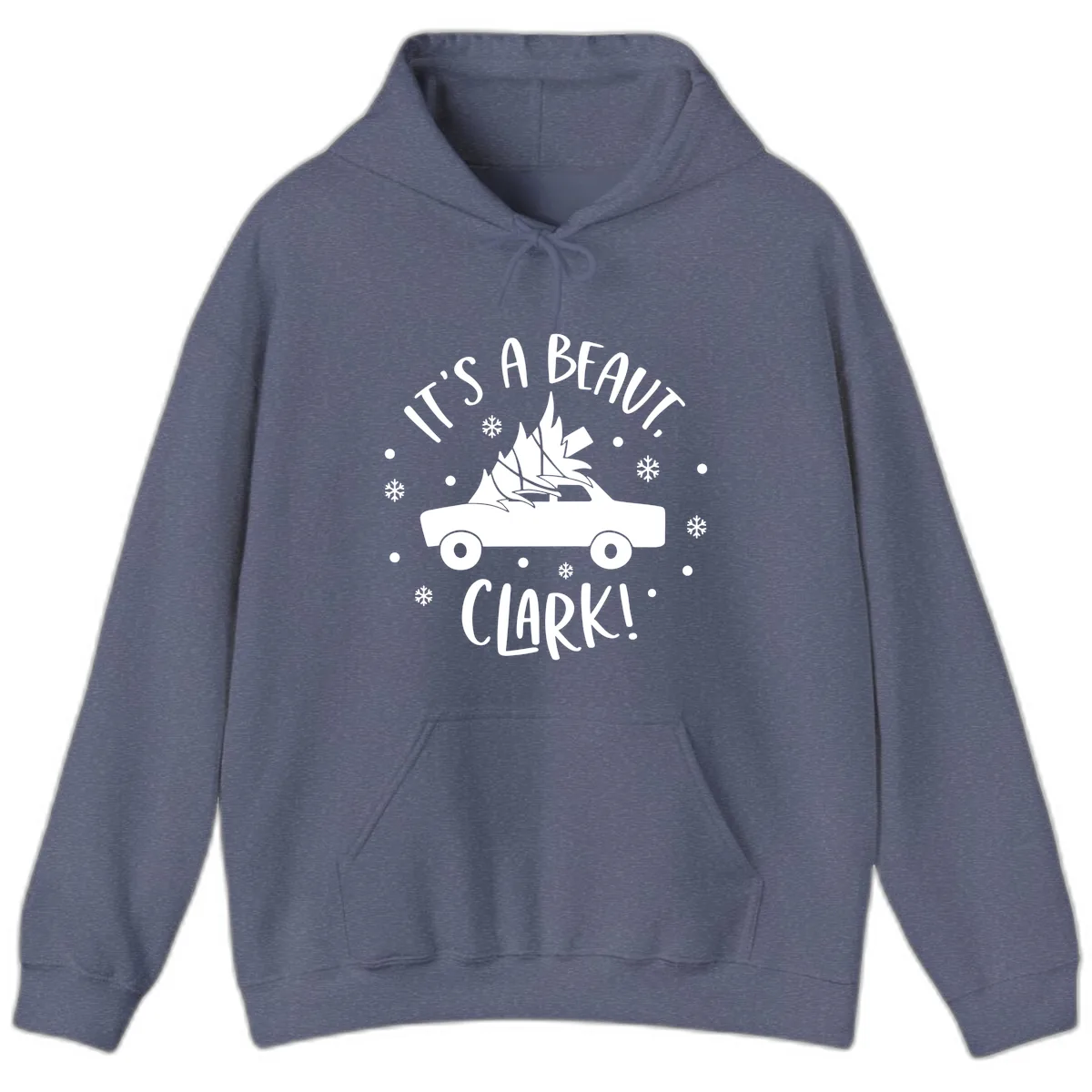 Its A Beaut Clark Christmas Vacation Hoodie in Heather Navy