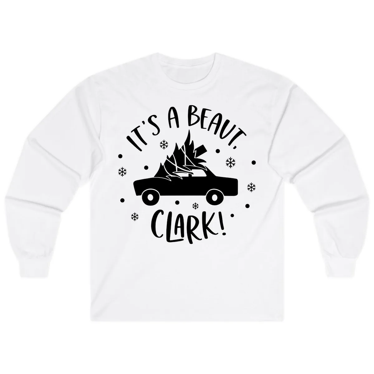 Its A Beaut Clark Christmas Vacation Long Sleeve in White