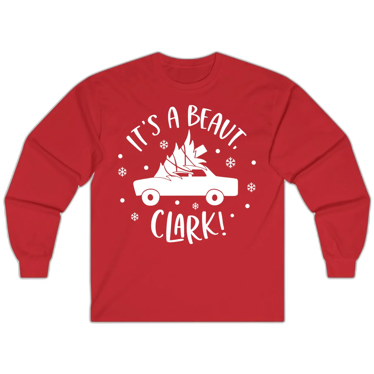 Its A Beaut Clark Christmas Vacation Long Sleeve in Red