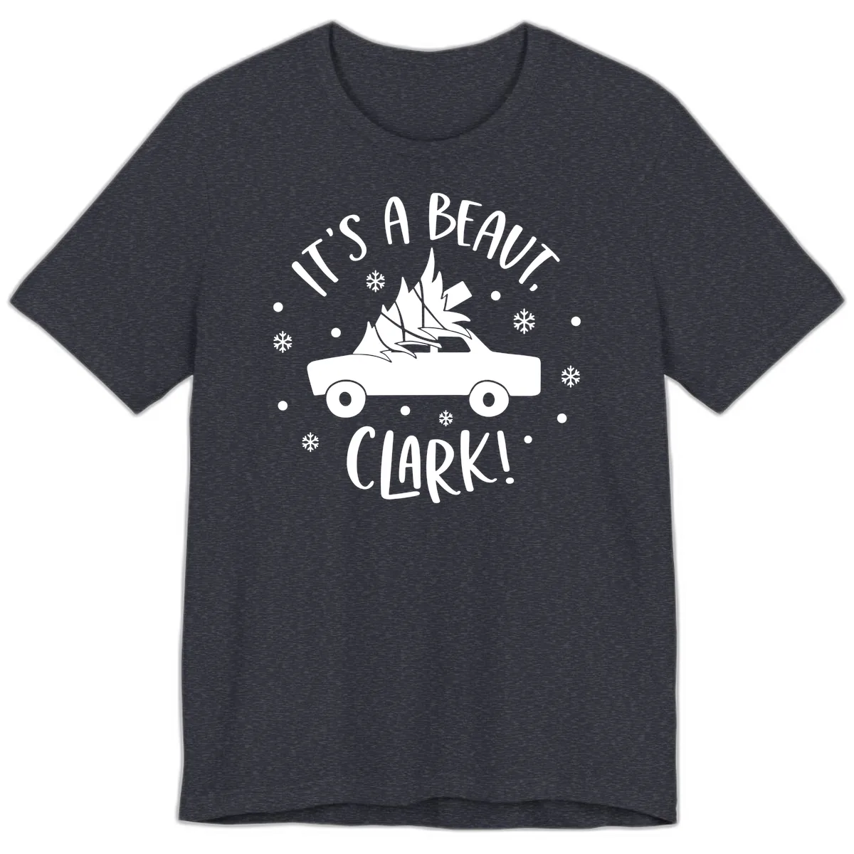 Its A Beaut Clark Christmas Vacation Premium T-Shirt in Heather Navy