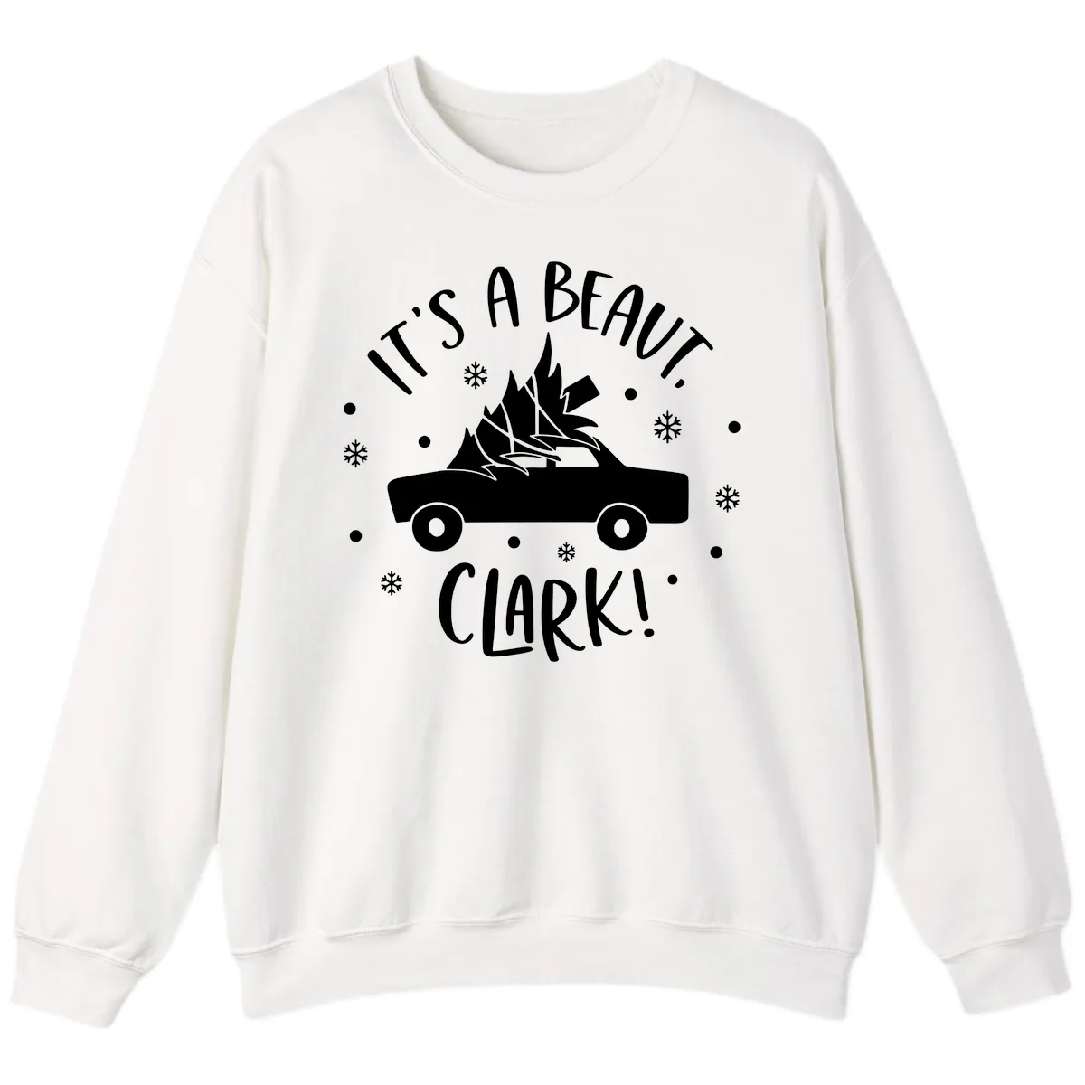 Its A Beaut Clark Christmas Vacation Sweatshirt in White