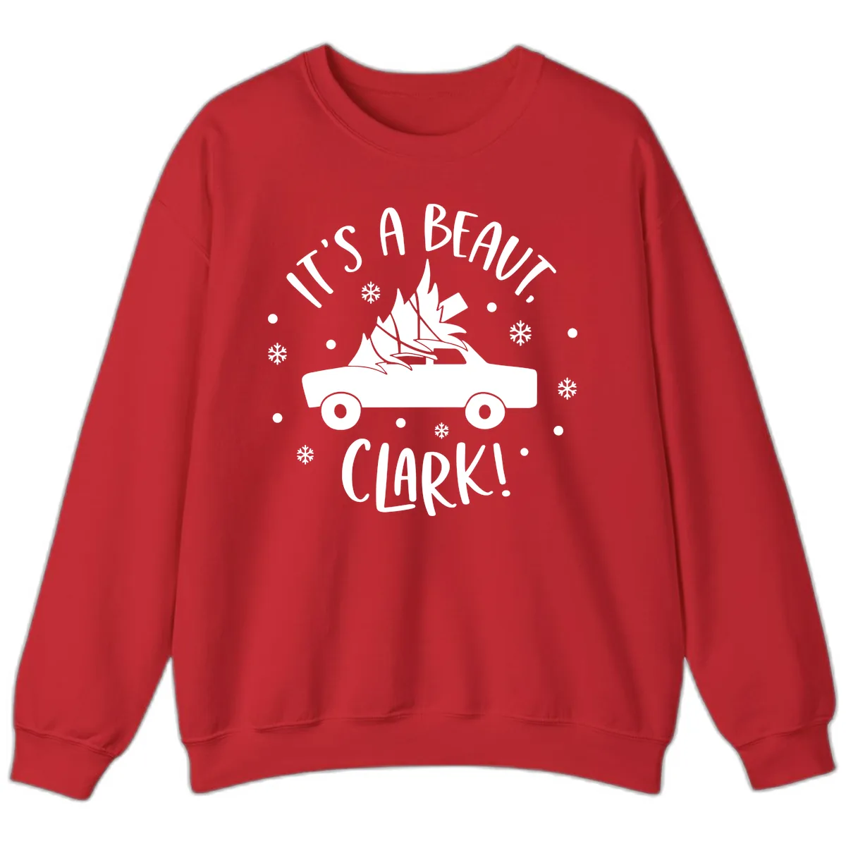Its A Beaut Clark Christmas Vacation Sweatshirt in Red