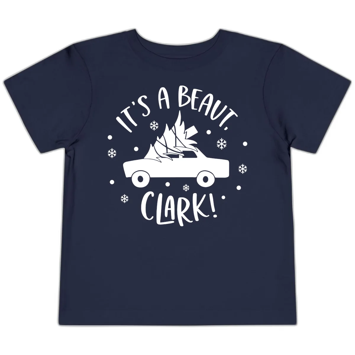 Its A Beaut Clark Christmas Vacation Toddler T-Shirt in Navy