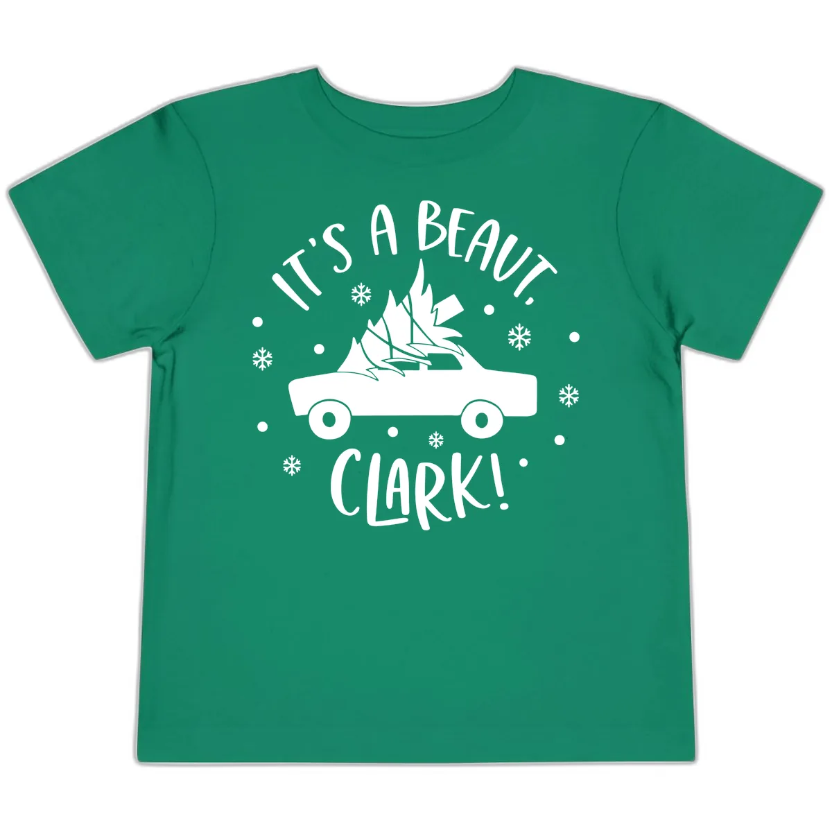 Its A Beaut Clark Christmas Vacation Toddler T-Shirt in Kelly