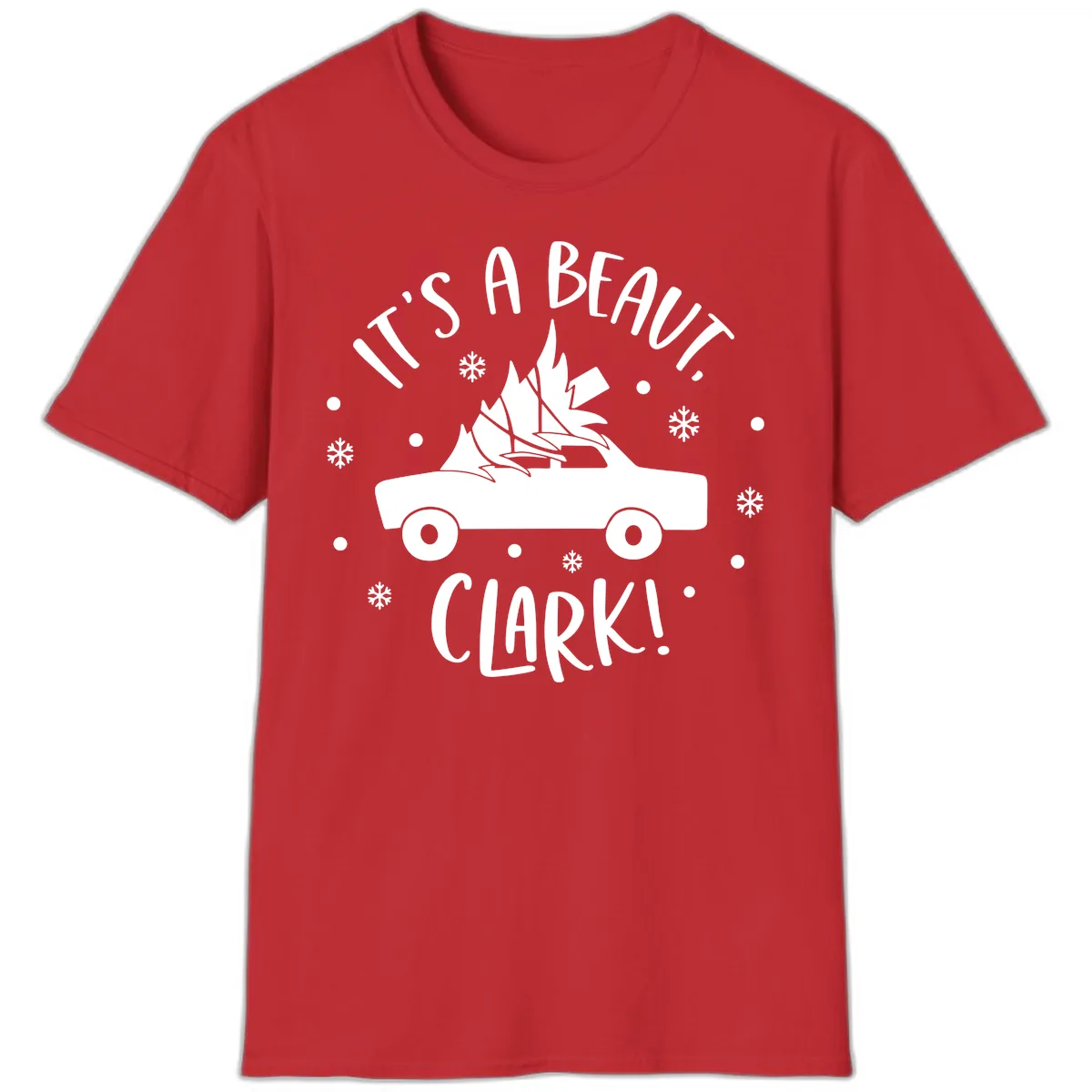 Its A Beaut Clark Christmas Vacation T-Shirt in Red