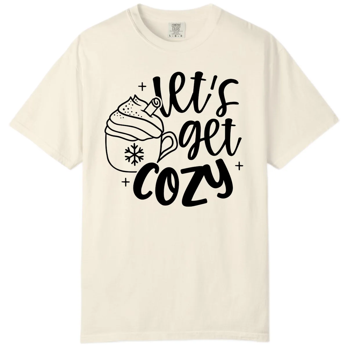 Let's Get Cozy Holiday Design Comfort Color in Ivory