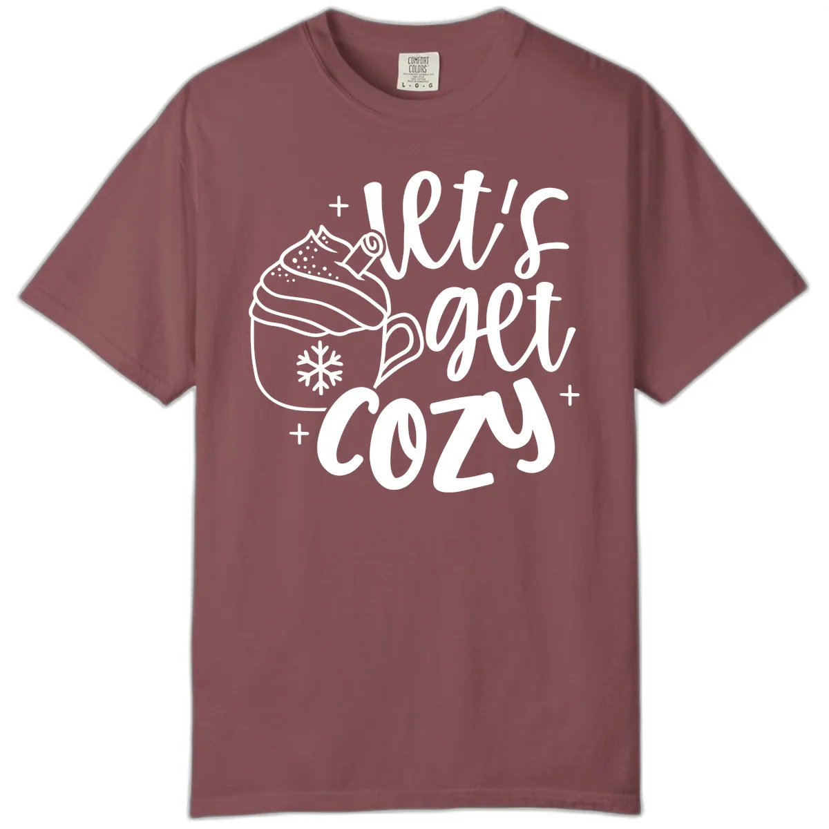 Let's Get Cozy Holiday Design Comfort Color in Brick