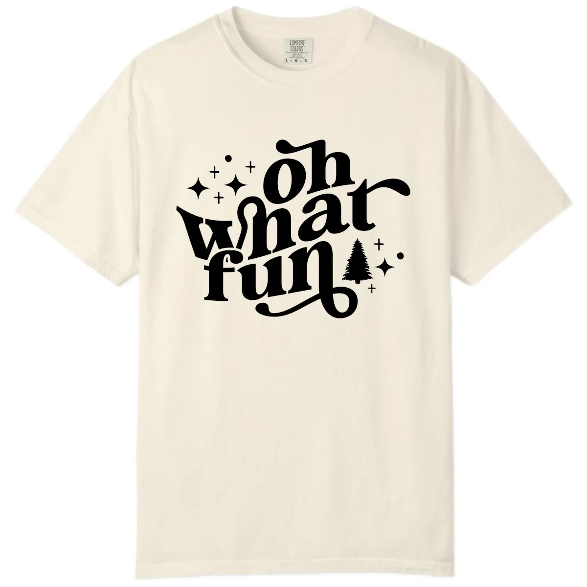 Oh What Fun Holiday Design Comfort Color in Ivory