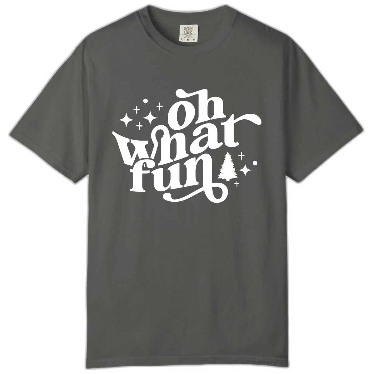 Oh What Fun Holiday Design Comfort Color in Pepper