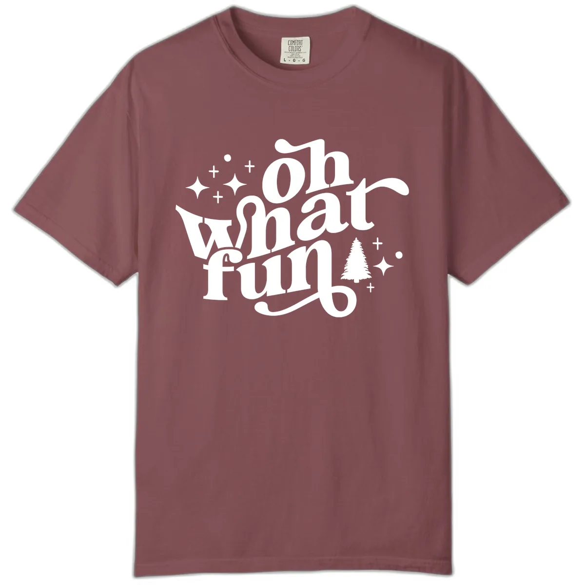 Oh What Fun Holiday Design Comfort Color in Brick