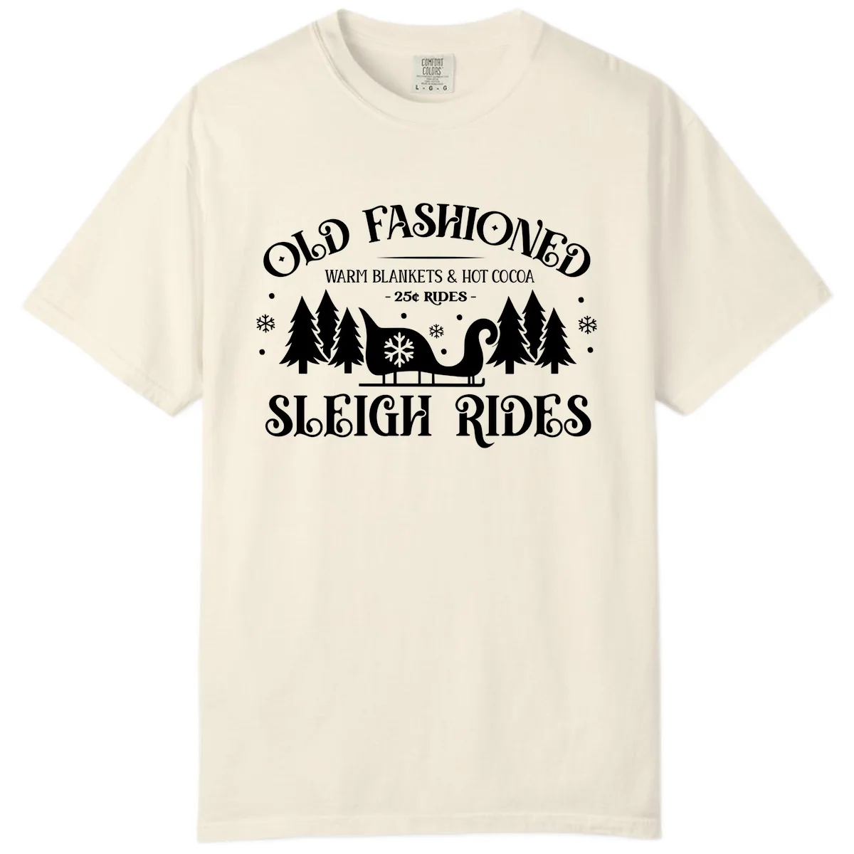 Old Fashioned Sleigh Ride Comfort Color in Ivory