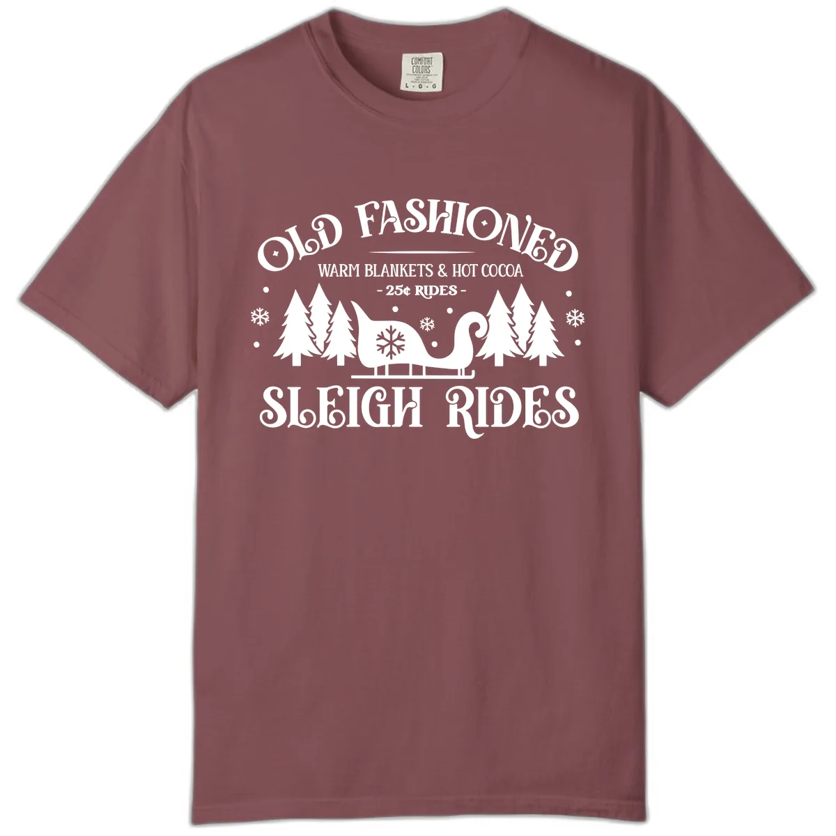 Old Fashioned Sleigh Ride Comfort Color in Brick