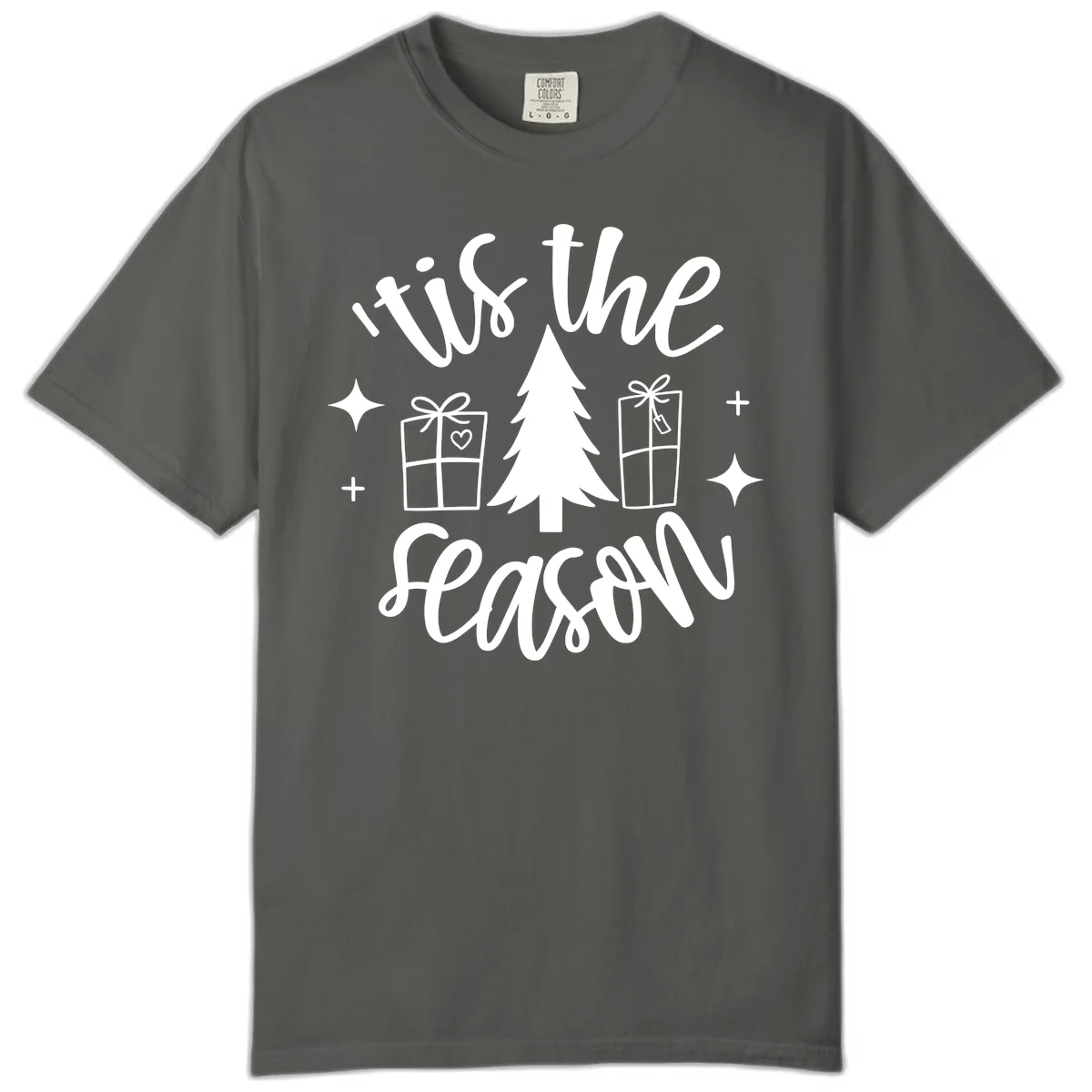 Tis The Season Holiday Gifts Comfort Color in Pepper