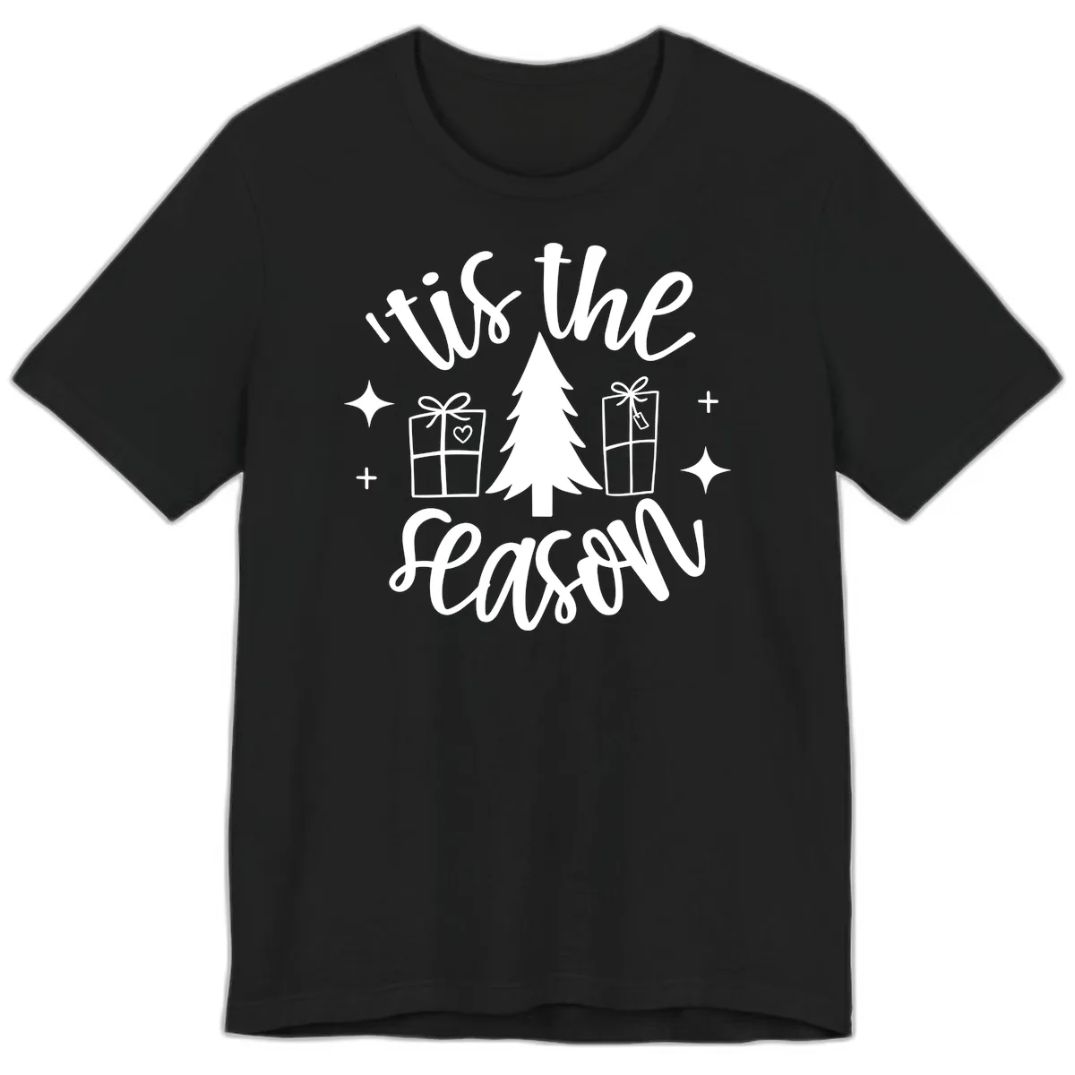 Tis The Season Holiday Gifts Premium T-Shirt in Black