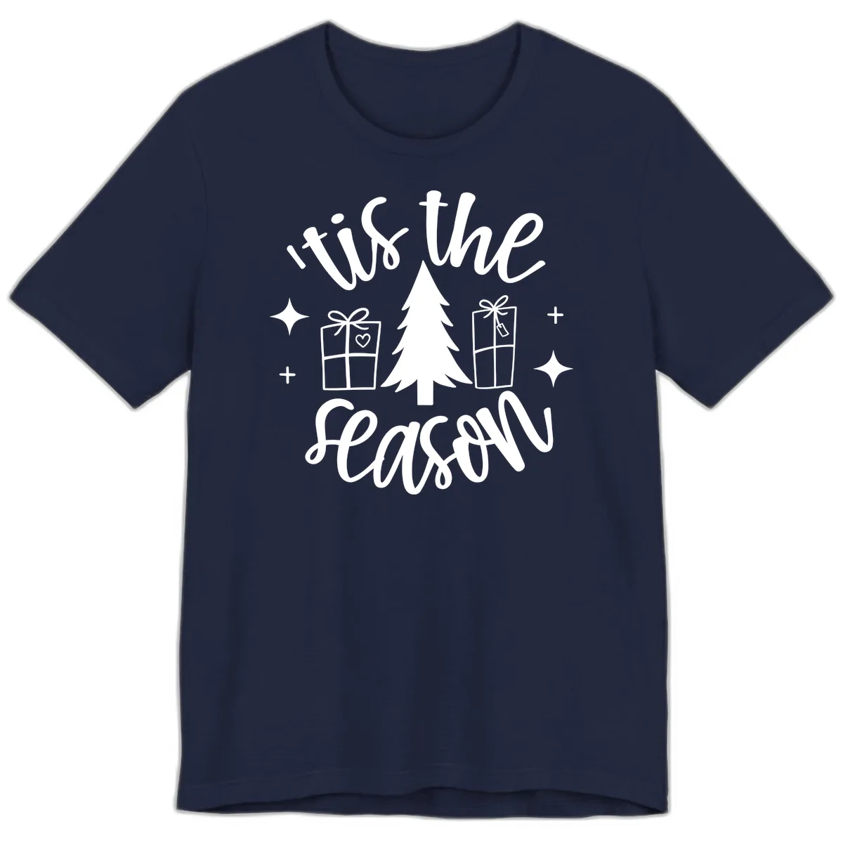 Tis The Season Holiday Gifts Premium T-Shirt in Navy