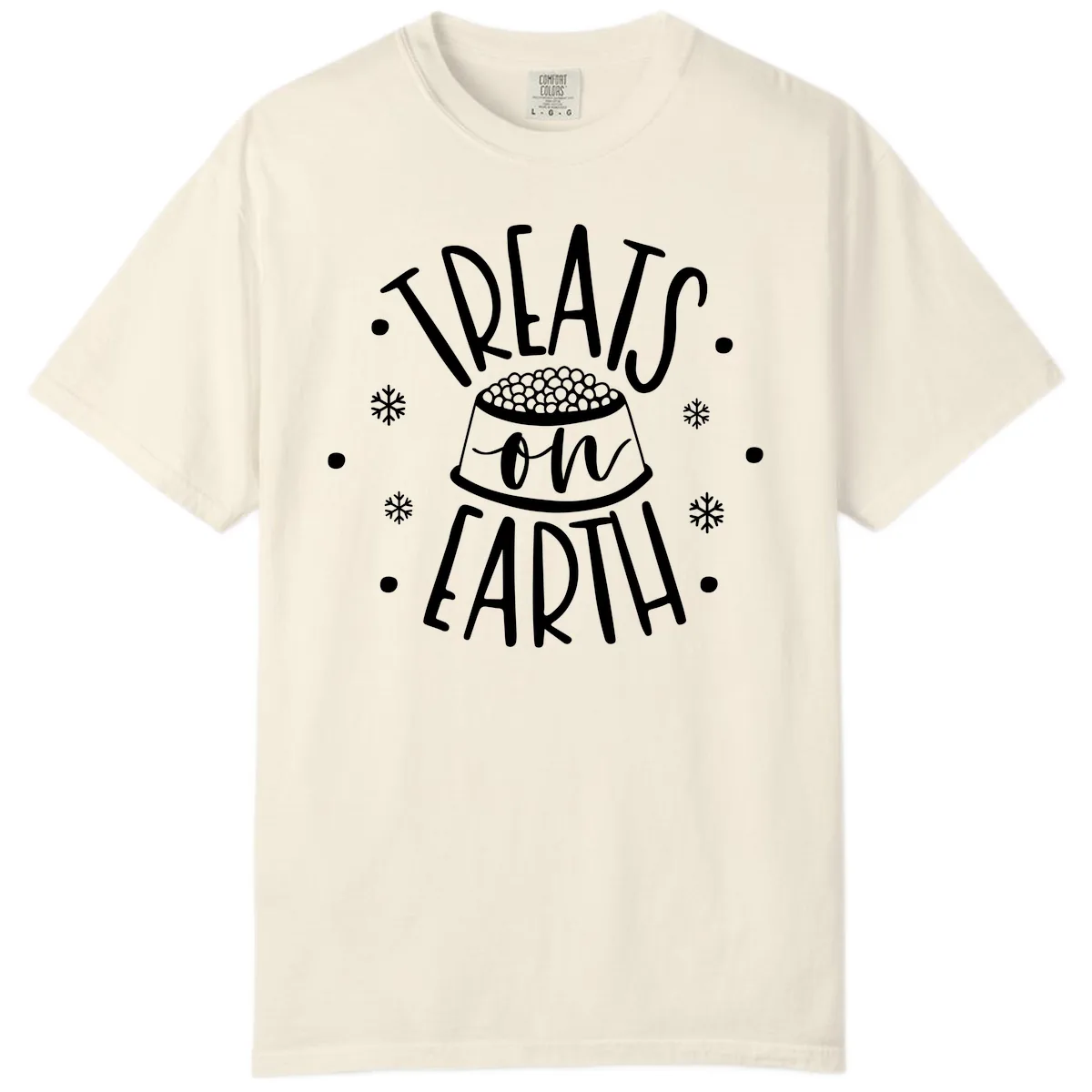 Treats On Earth Holiday Pet Design Comfort Color in Ivory