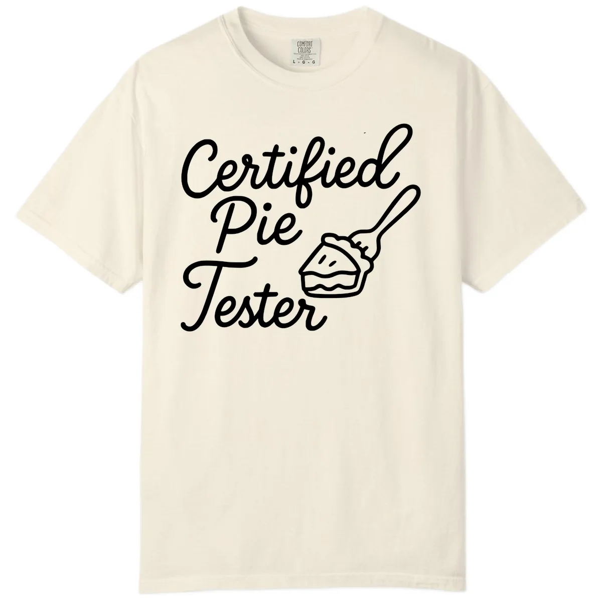 Certified Pie Tester Design Comfort Color in Ivory