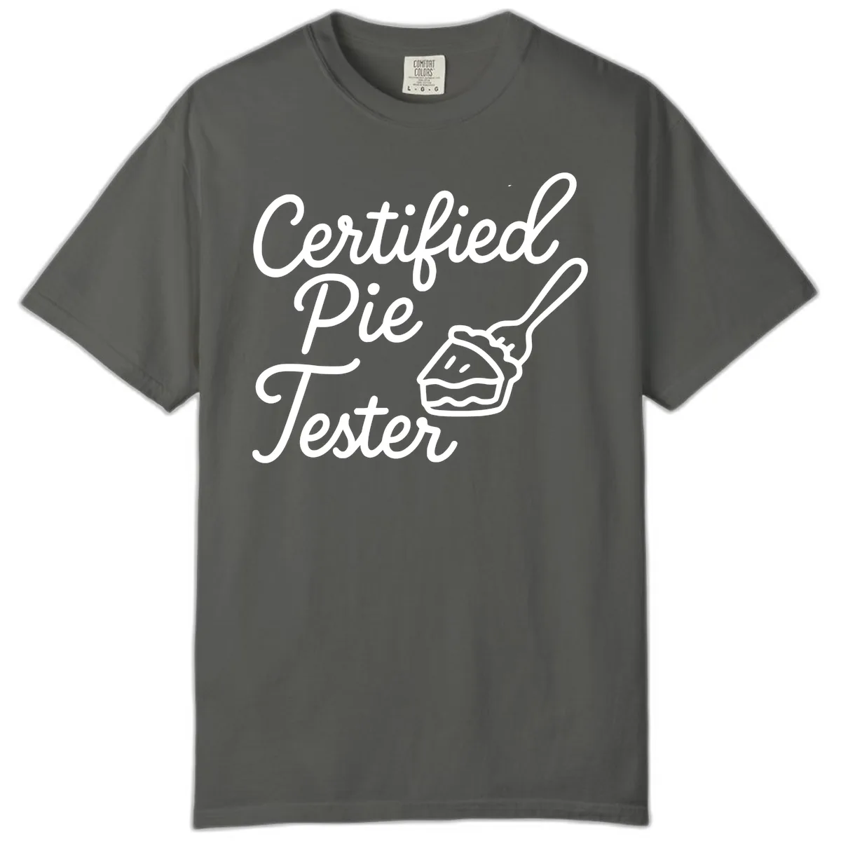 Certified Pie Tester Design Comfort Color in Pepper