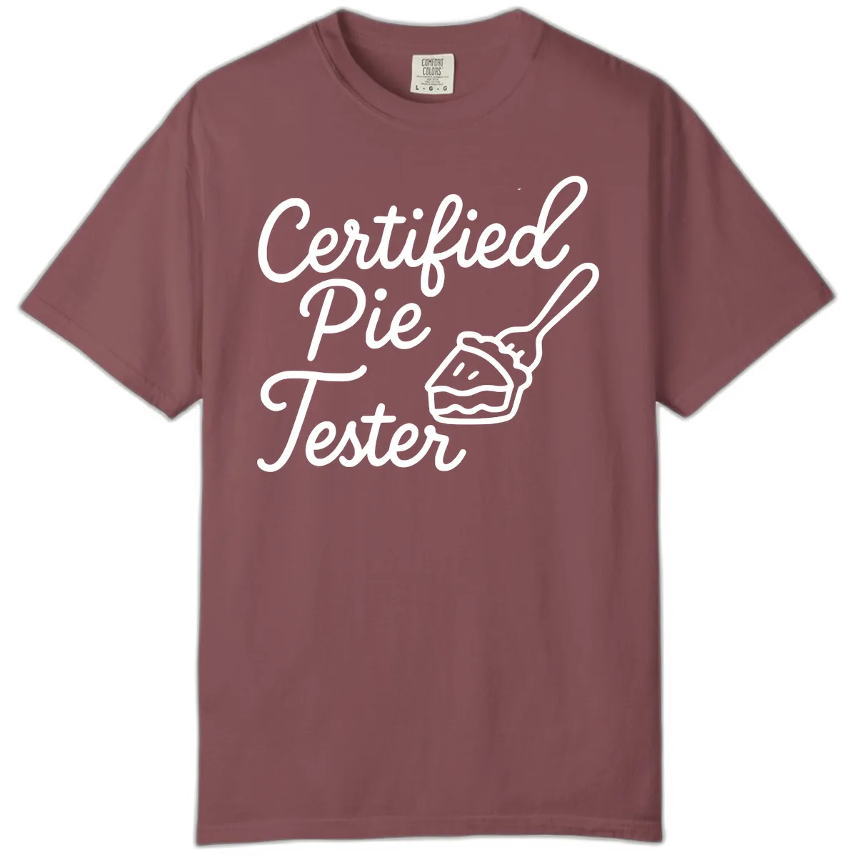 Certified Pie Tester Design Comfort Color in Brick