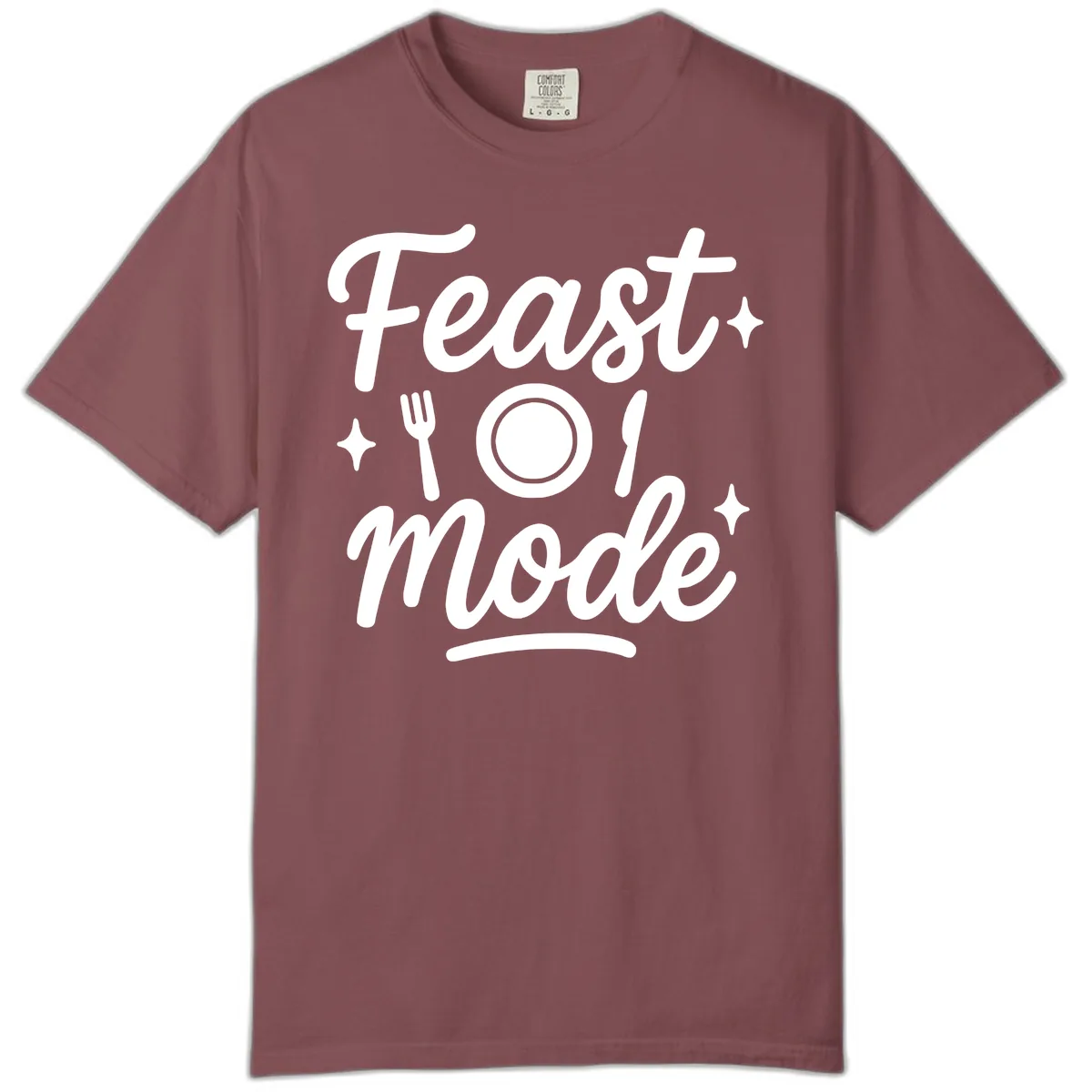 Feast Mode Typography Design Comfort Color in Brick