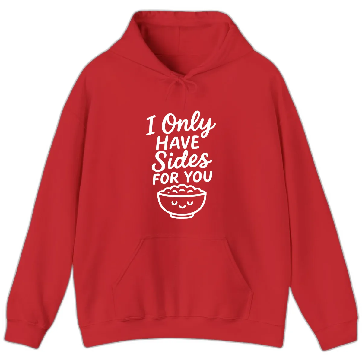 I Only Have Sides For You Hoodie in Red