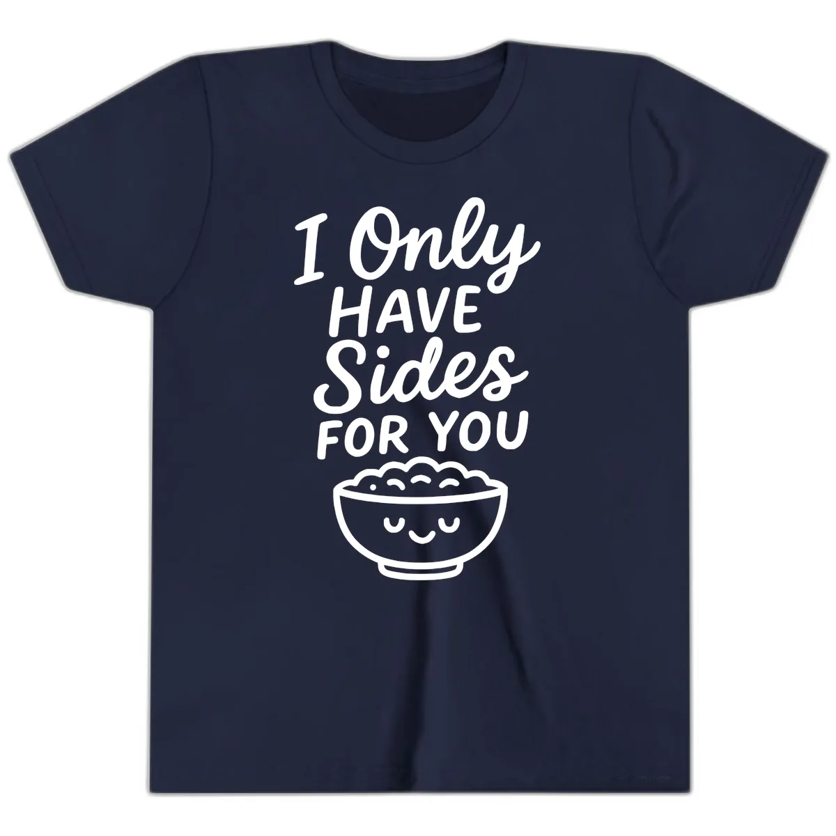 I Only Have Sides For You Youth T-Shirt in Navy