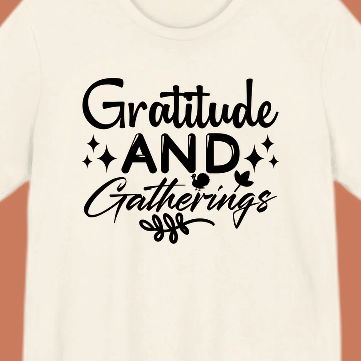Gratitude and Gatherings text with star, turkey, and leaf elements. gratitude-gatherings.
