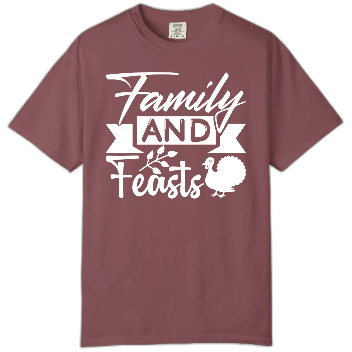 Family And Feasts Thanksgiving Design Comfort Color in Brick