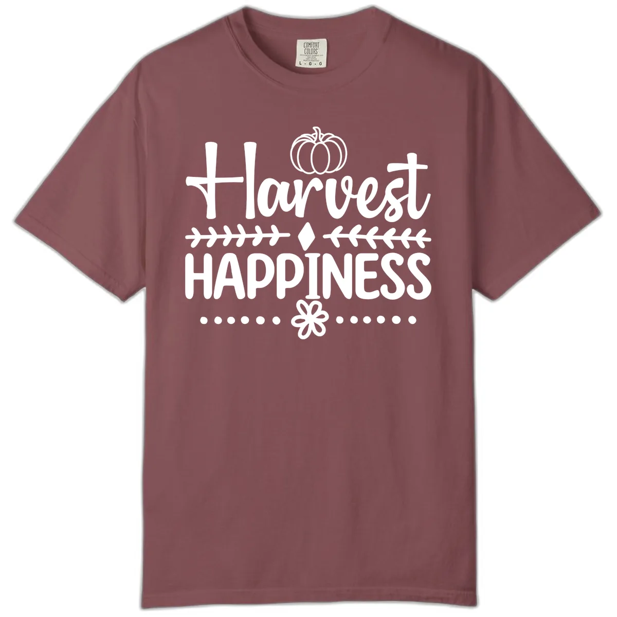 Harvest Happiness Autumn Sentiment Comfort Color in Brick