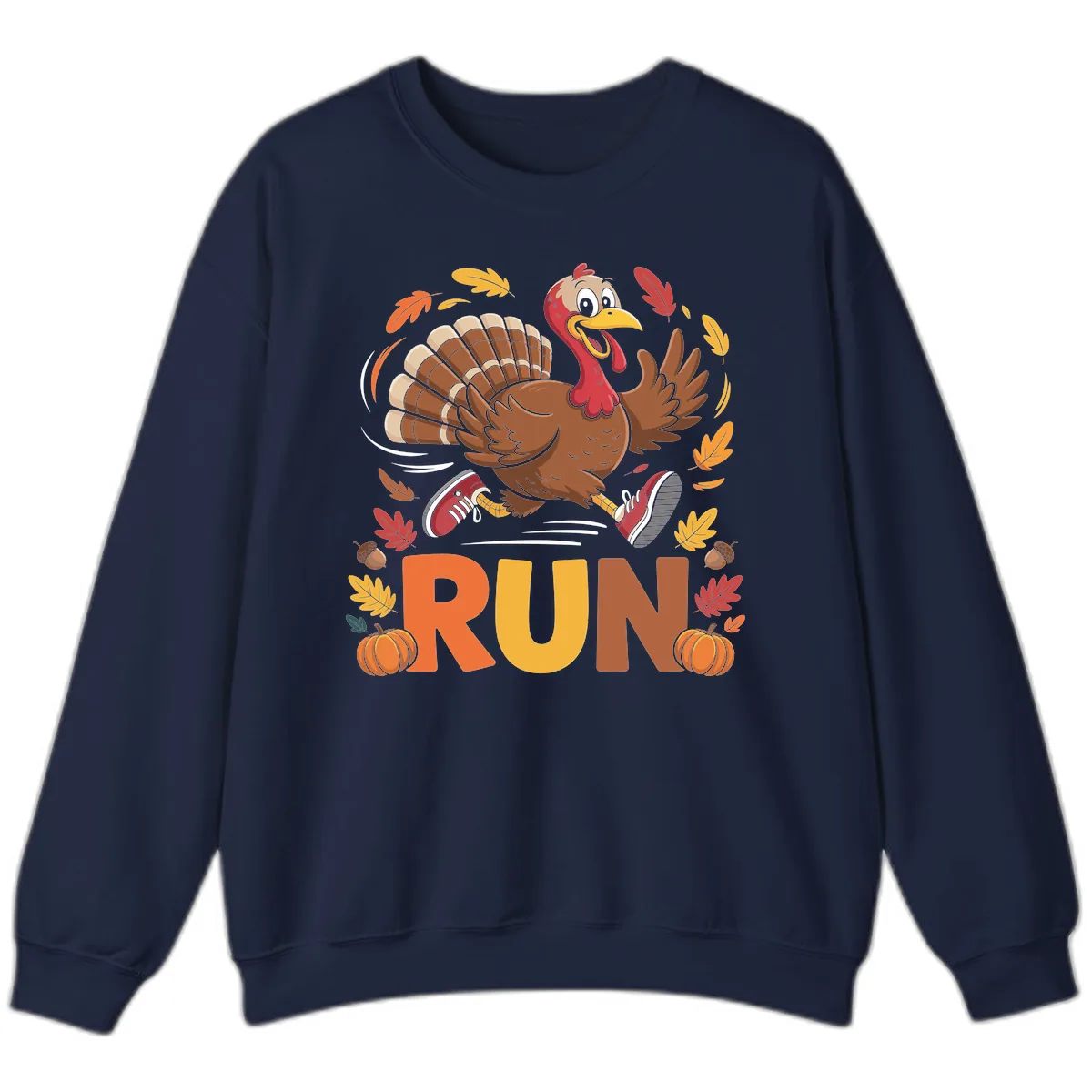 Running Turkey Trot 5k Sweatshirt in Navy