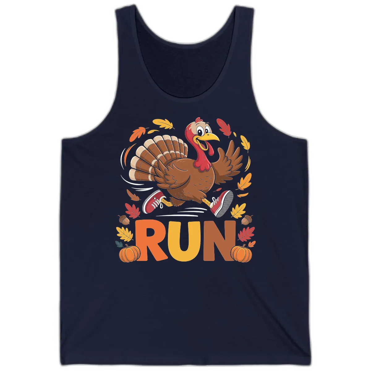 Running Turkey Trot 5k Tank in Navy