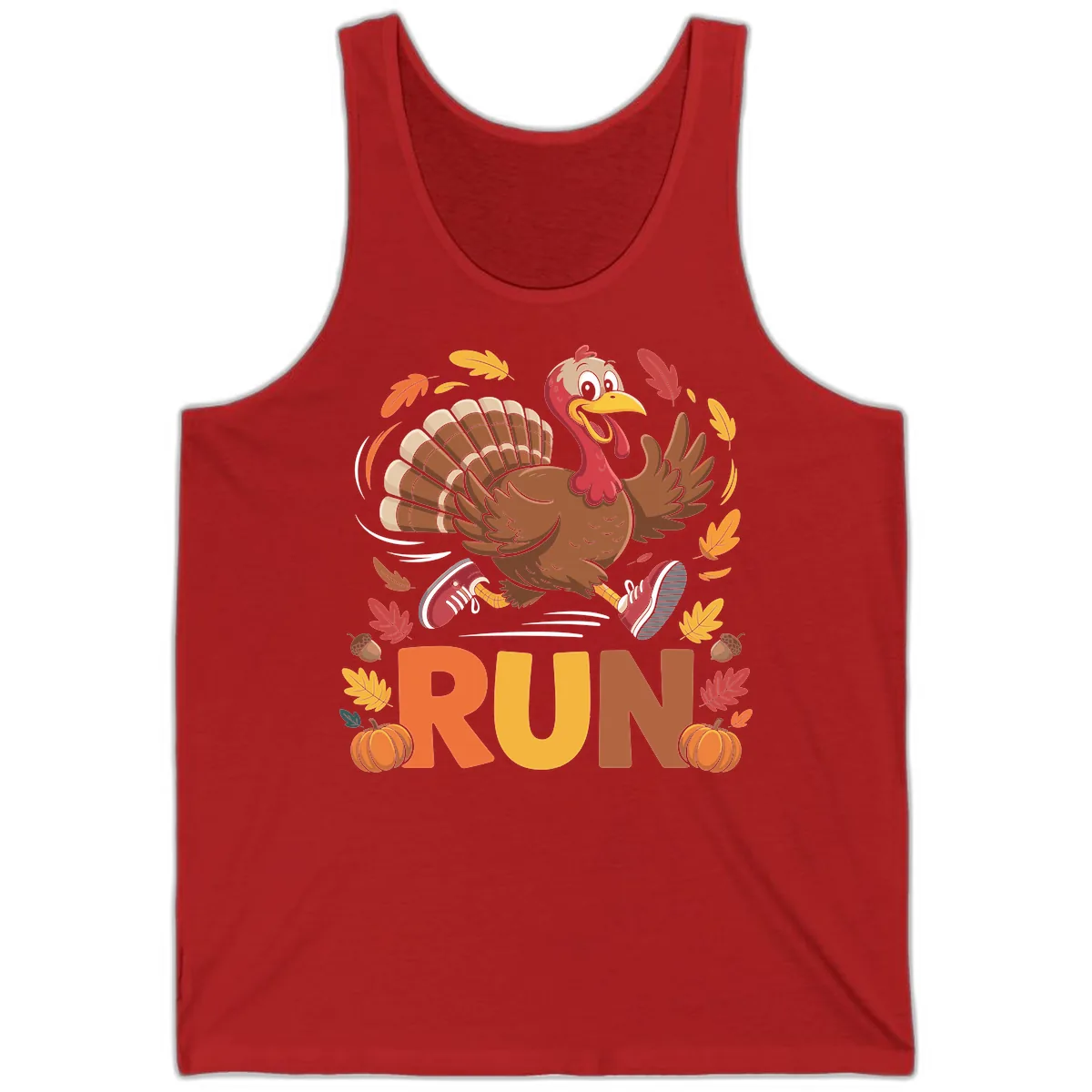 Running Turkey Trot 5k Tank in Red