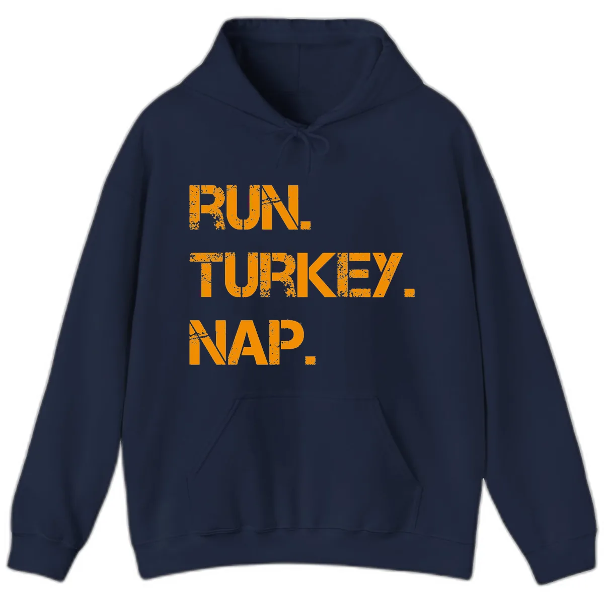 Run Turkey Nap Performance Hoodie in Navy