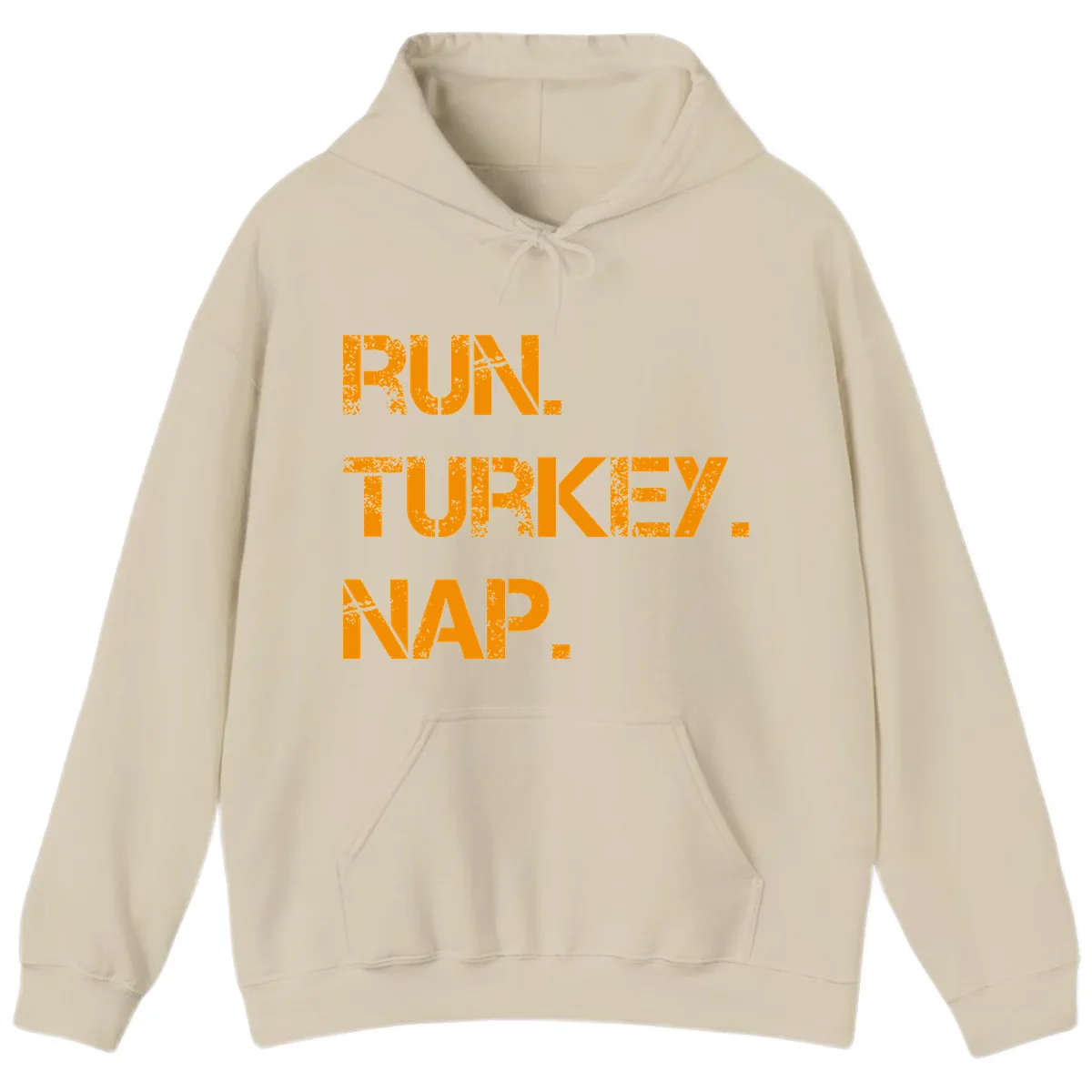 Run Turkey Nap Performance Hoodie in Sand